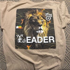 Tan Lrg brand Graphic Lion T-Shirt